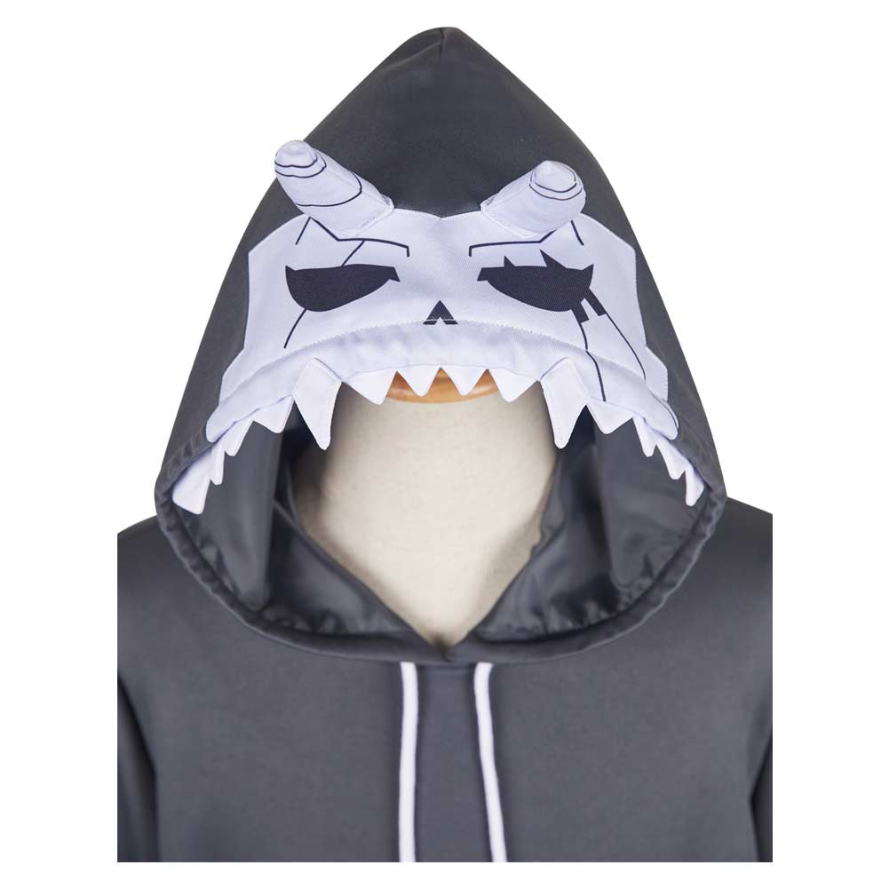 Kaiju No. 8 Hibino Kafka Black Hoodie Outfit Halloween Carnival Cosplay Costume