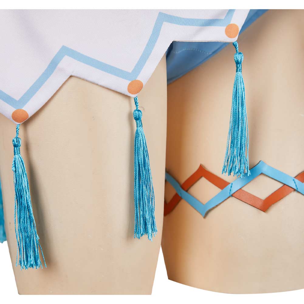 Genshin Impact Lumine 2 Pics Swimsuit Outfit Halloween Carnival Cosplay Costume