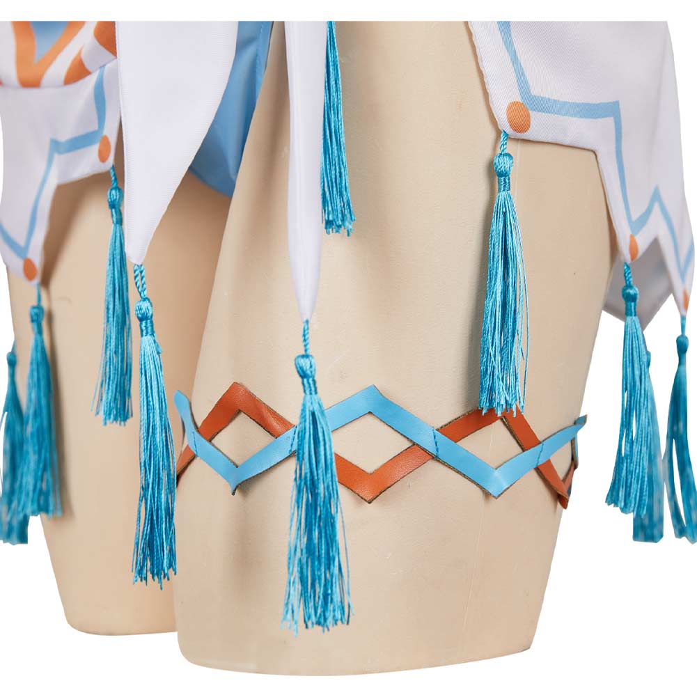 Genshin Impact Lumine 2 Pics Swimsuit Outfit Halloween Carnival Cosplay Costume