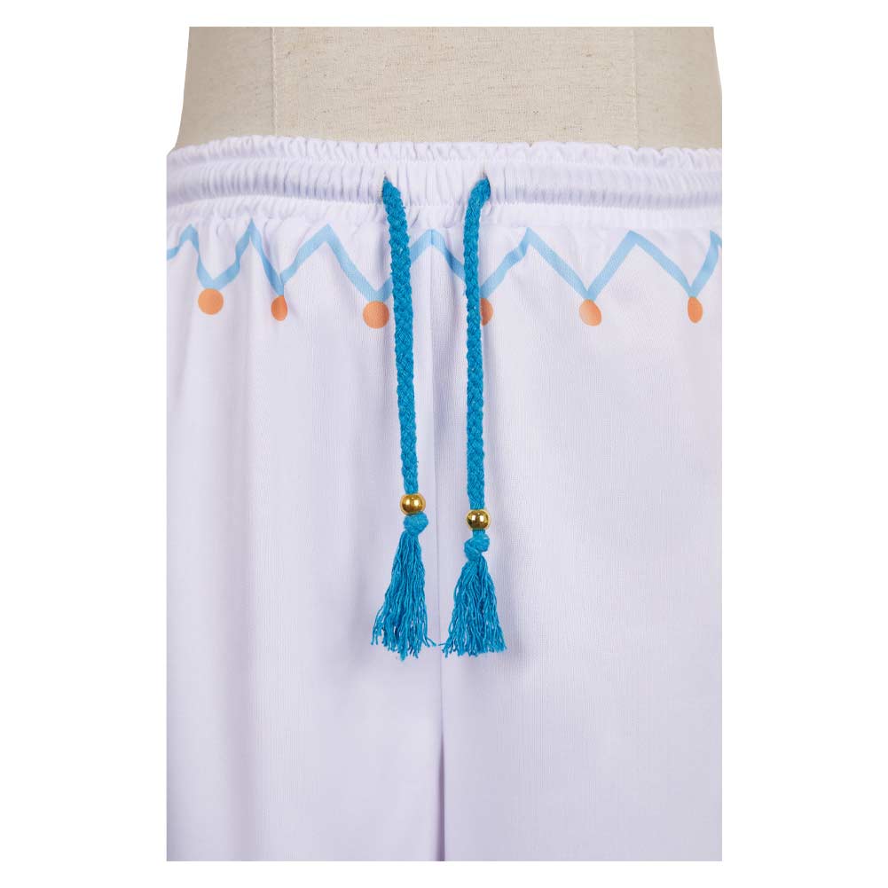 Genshin Impact Aether White Swimsuit Halloween Carnival Cosplay Costume