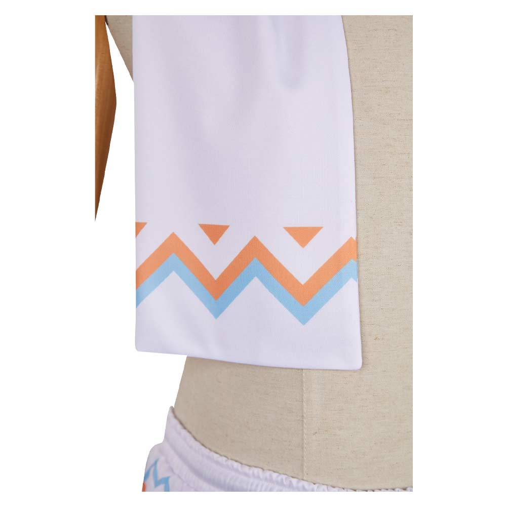 Genshin Impact Aether White Swimsuit Halloween Carnival Cosplay Costume