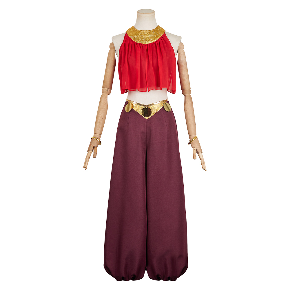 The Legend of Zelda: Echoes of Wisdom Princess Red Outfit Halloween Carnival Cosplay Costume