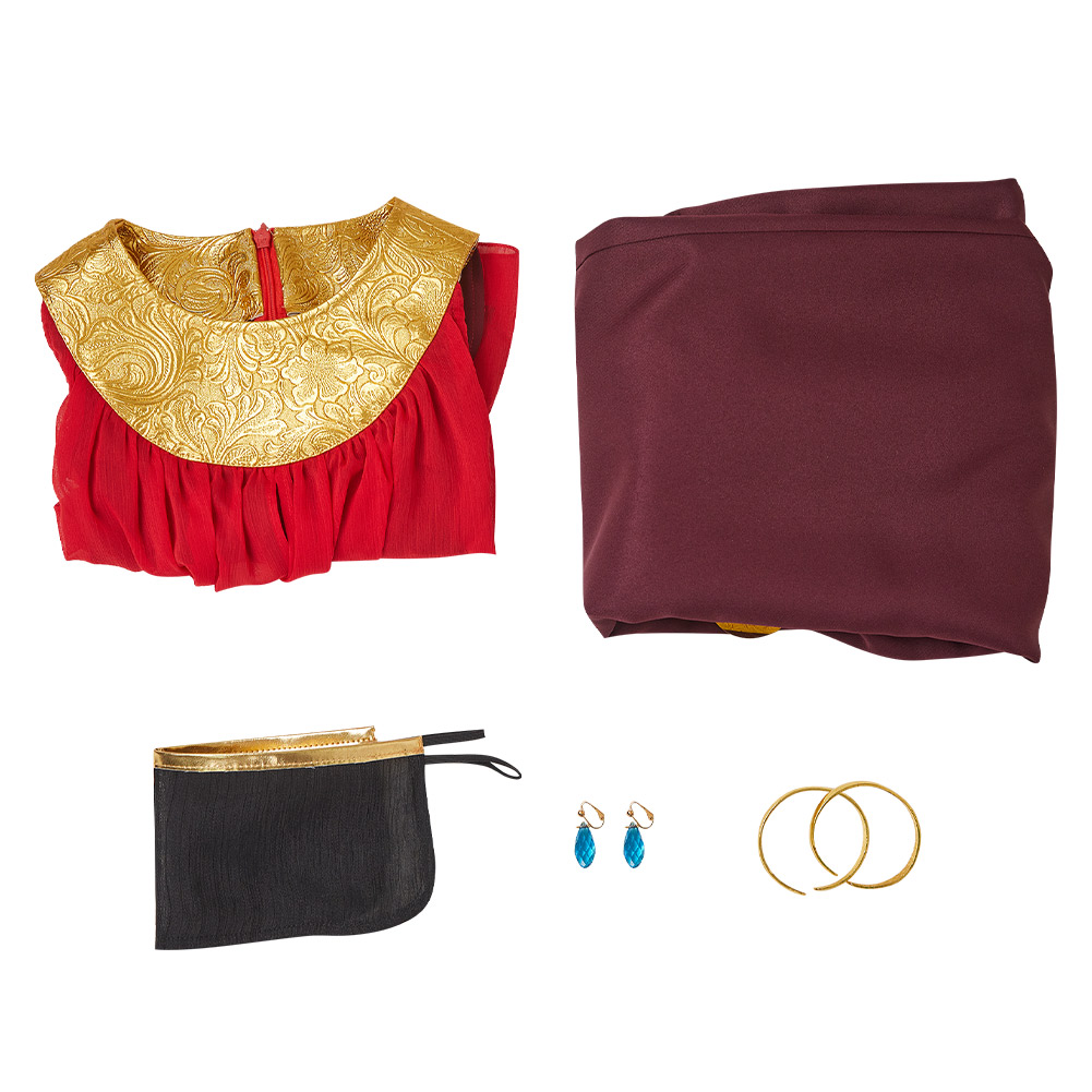 The Legend of Zelda: Echoes of Wisdom Princess Red Outfit Halloween Carnival Cosplay Costume