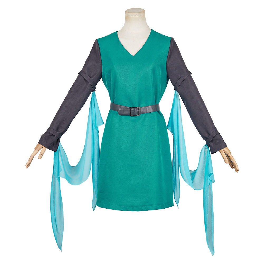 The Legend of Zelda: Echoes of Wisdom Princess Green Outfit Halloween Carnival Cosplay Costume
