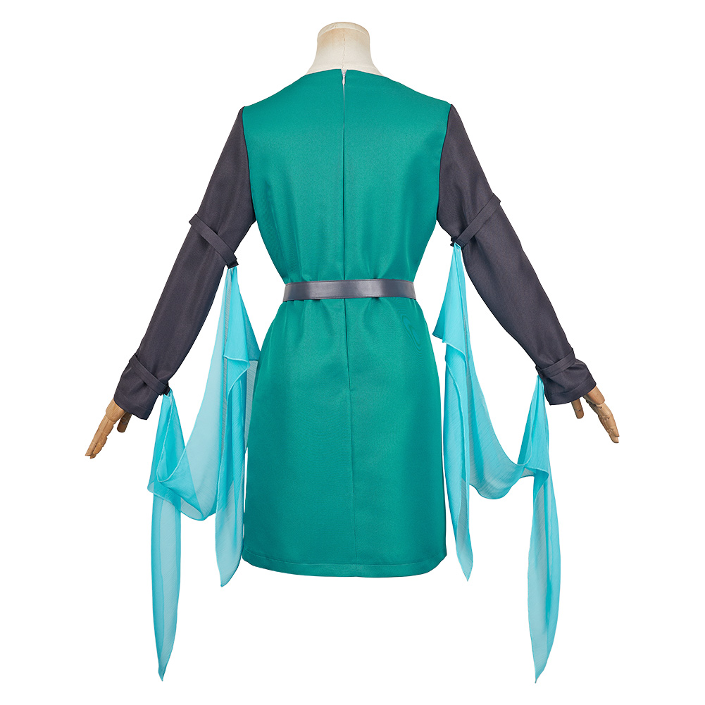 The Legend of Zelda: Echoes of Wisdom Princess Green Outfit Halloween Carnival Cosplay Costume