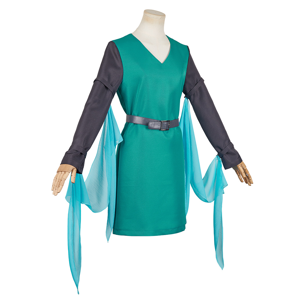 The Legend of Zelda: Echoes of Wisdom Princess Green Outfit Halloween Carnival Cosplay Costume