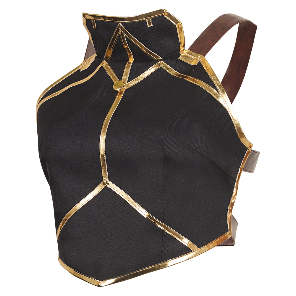 Arcane: League of Legends Season 2 Vi Black Vest Halloween Carnival Cosplay Costume