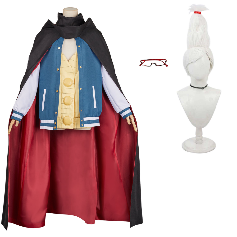 Dandadan Seiko Ayase Cape Jacket Fullset Outfits Halloween Carnival Cosplay Costume