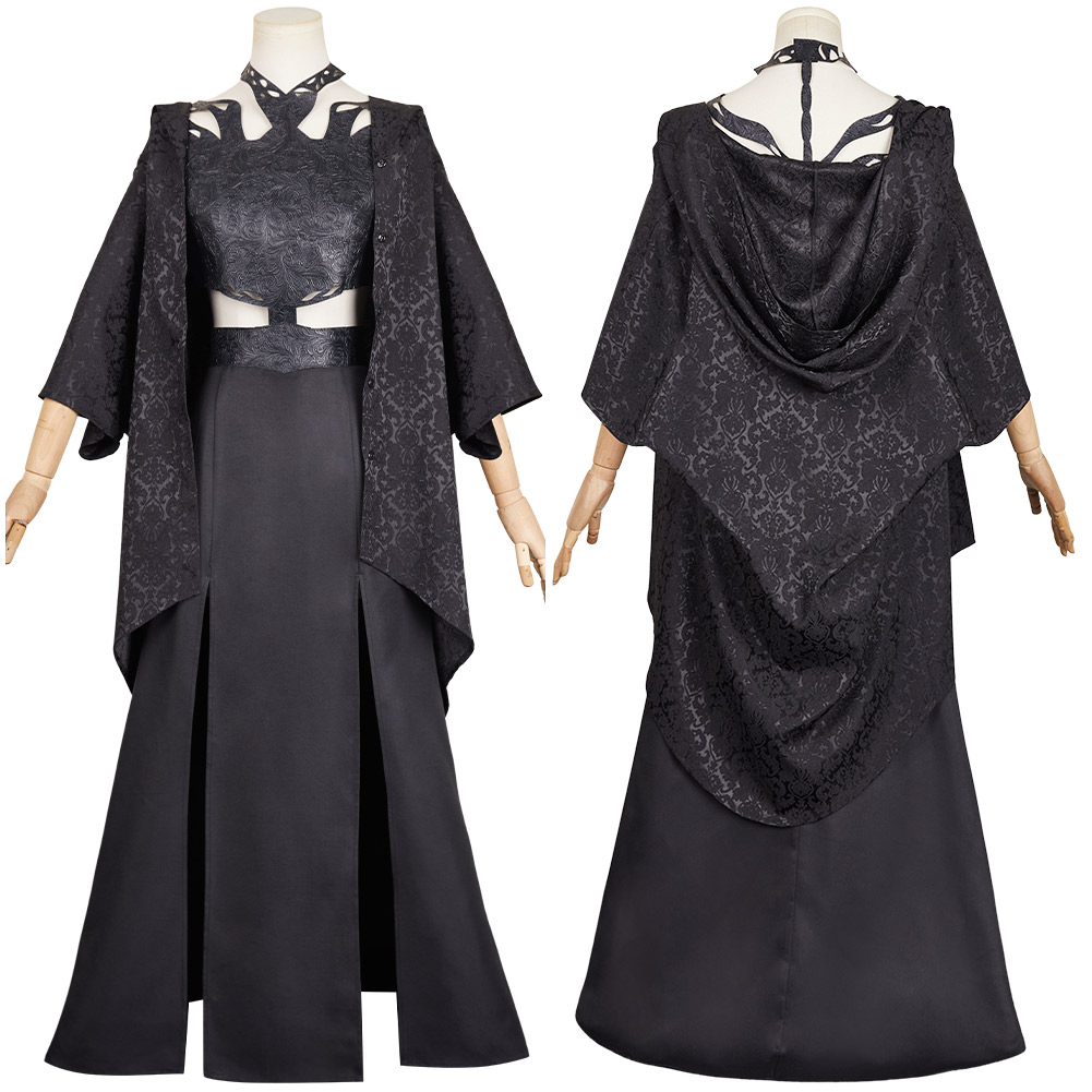 Agatha All Along (2024) Rio Vidal Death Women Black Dress Outfits Halloween Carnival Cosplay Costume