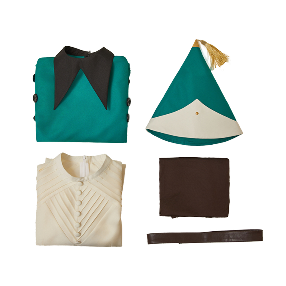 Tongari Boushi no Atelier Coco Blue Outfits Halloween Carnival Cosplay Costume