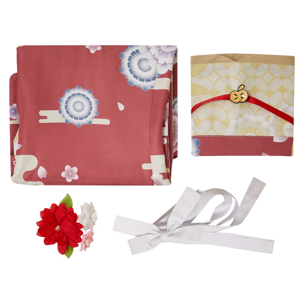 Hazbin Hotel Season 2 Charlie Morningstar Red Kimono Halloween Carnival Cosplay Costume