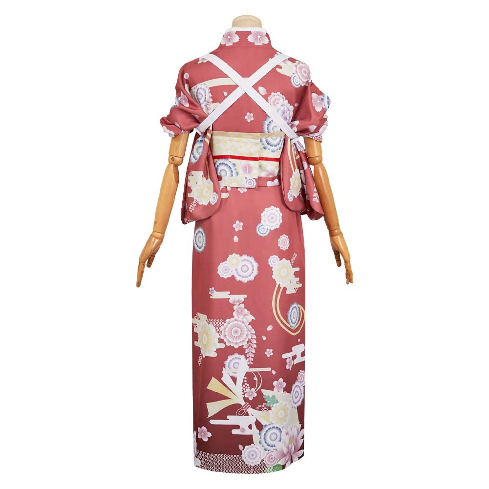 Hazbin Hotel Season 2 Charlie Morningstar Red Kimono Halloween Carnival Cosplay Costume