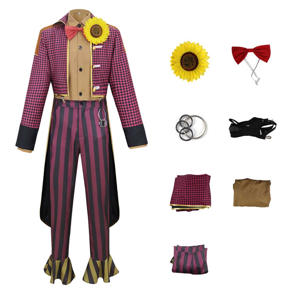 Dead by Daylight Joker Purple Suit Outfit Halloween Carnival Cosplay Costume