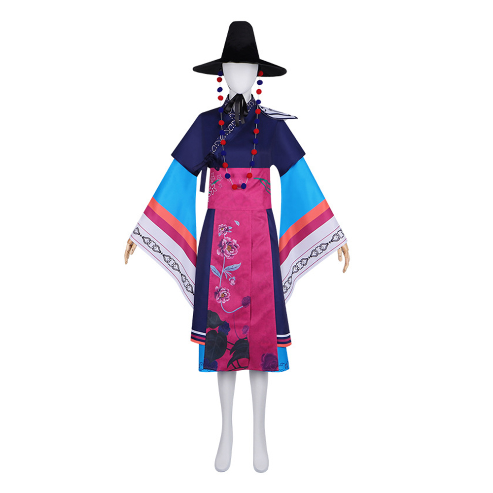  Rumi Hanbok Women Outfit Halloween Carnival Cosplay Costume