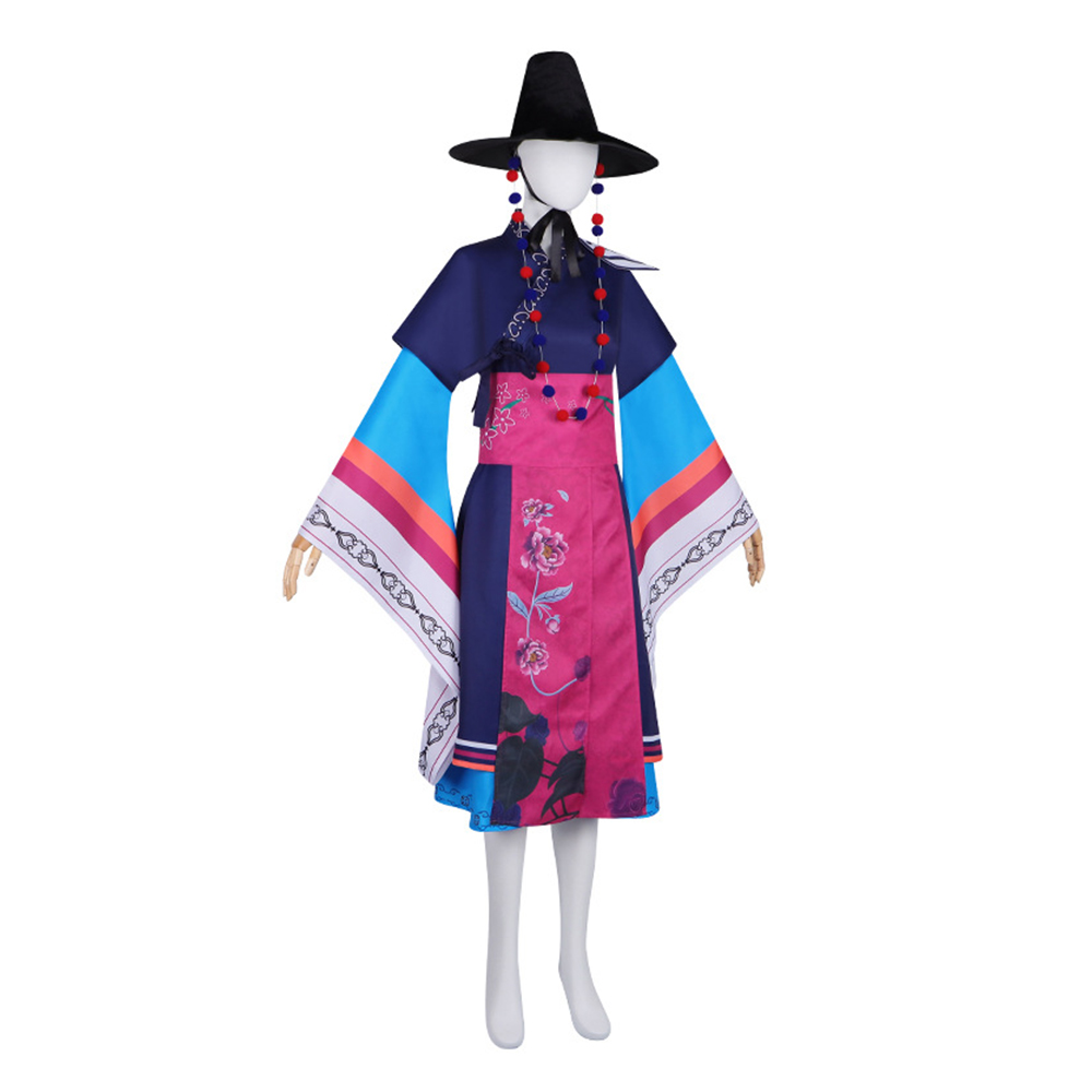  Rumi Hanbok Women Outfit Halloween Carnival Cosplay Costume