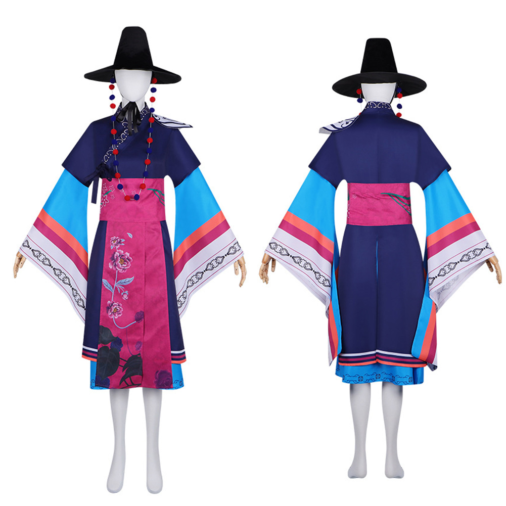 Rumi Hanbok Women Outfit Halloween Carnival Cosplay Costume
