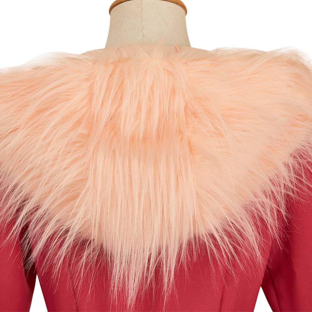 Hazbin Hotel Season 2 Lucifer Red Plush Outfit Halloween Carnival Cosplay Costume