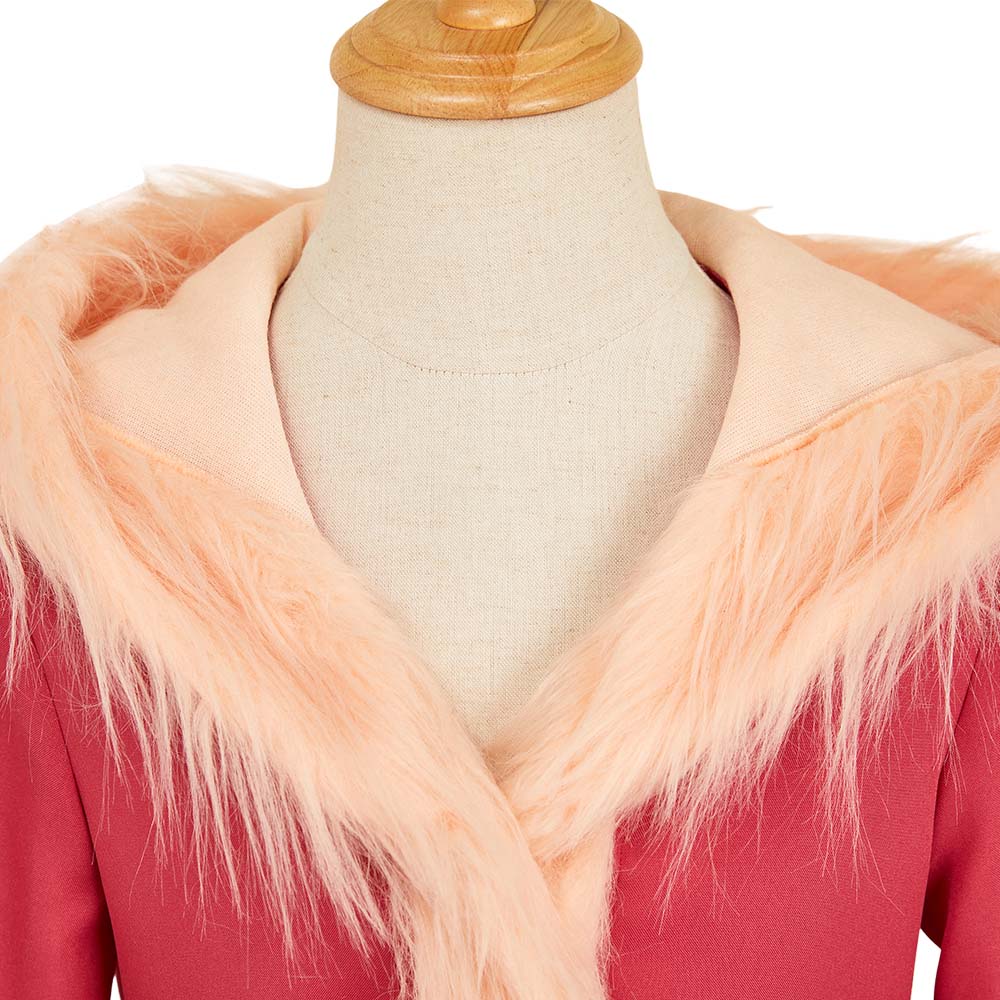 Hazbin Hotel Season 2 Lucifer Red Plush Outfit Halloween Carnival Cosplay Costume