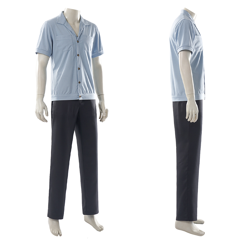 One Piece Live-Action Sanji Blue Outfit Halloween Carnival Cosplay Costume