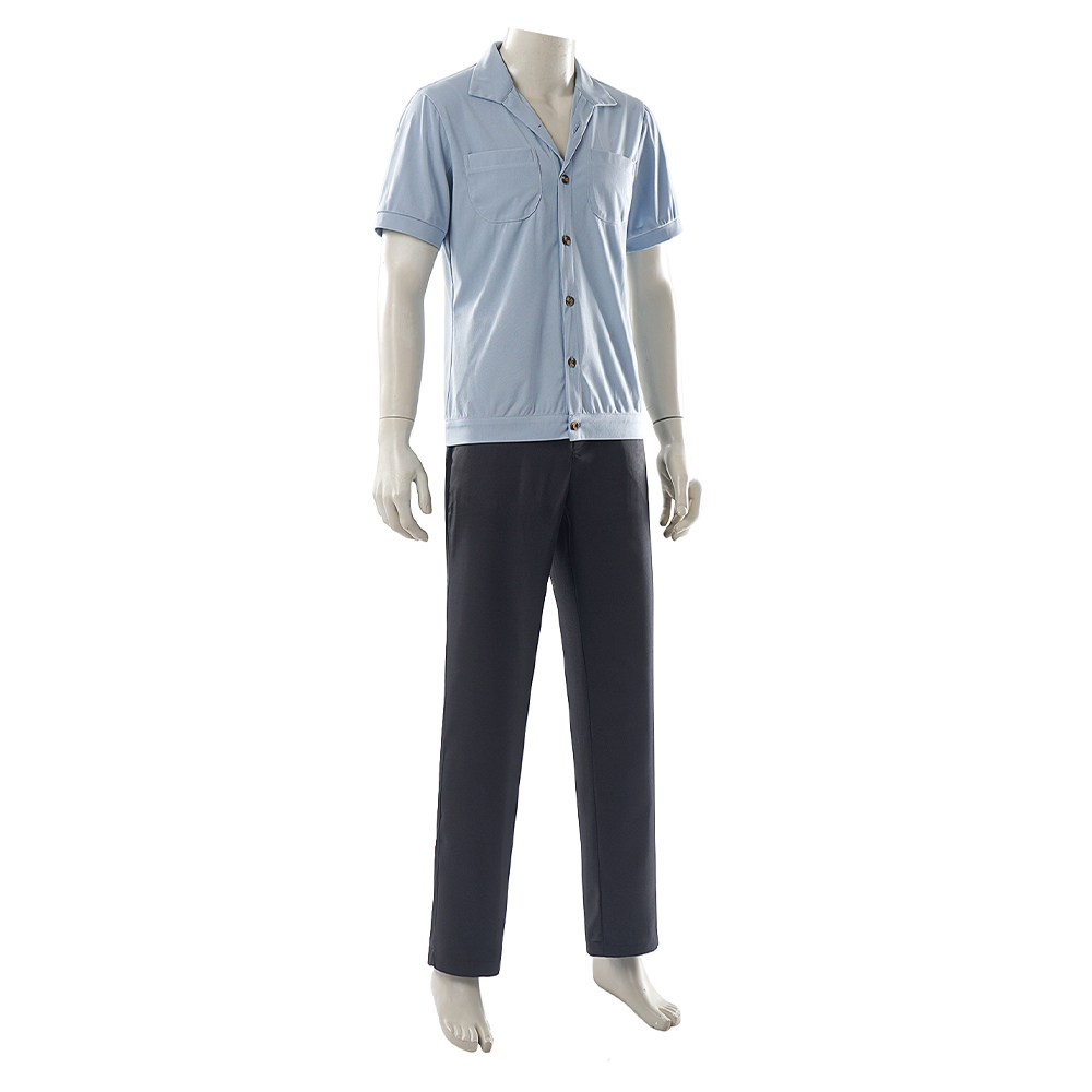 One Piece Live-Action Sanji Blue Outfit Halloween Carnival Cosplay Costume