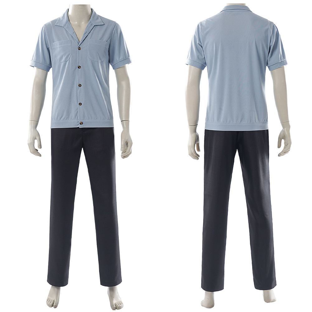 One Piece Live-Action Sanji Blue Outfit Halloween Carnival Cosplay Costume