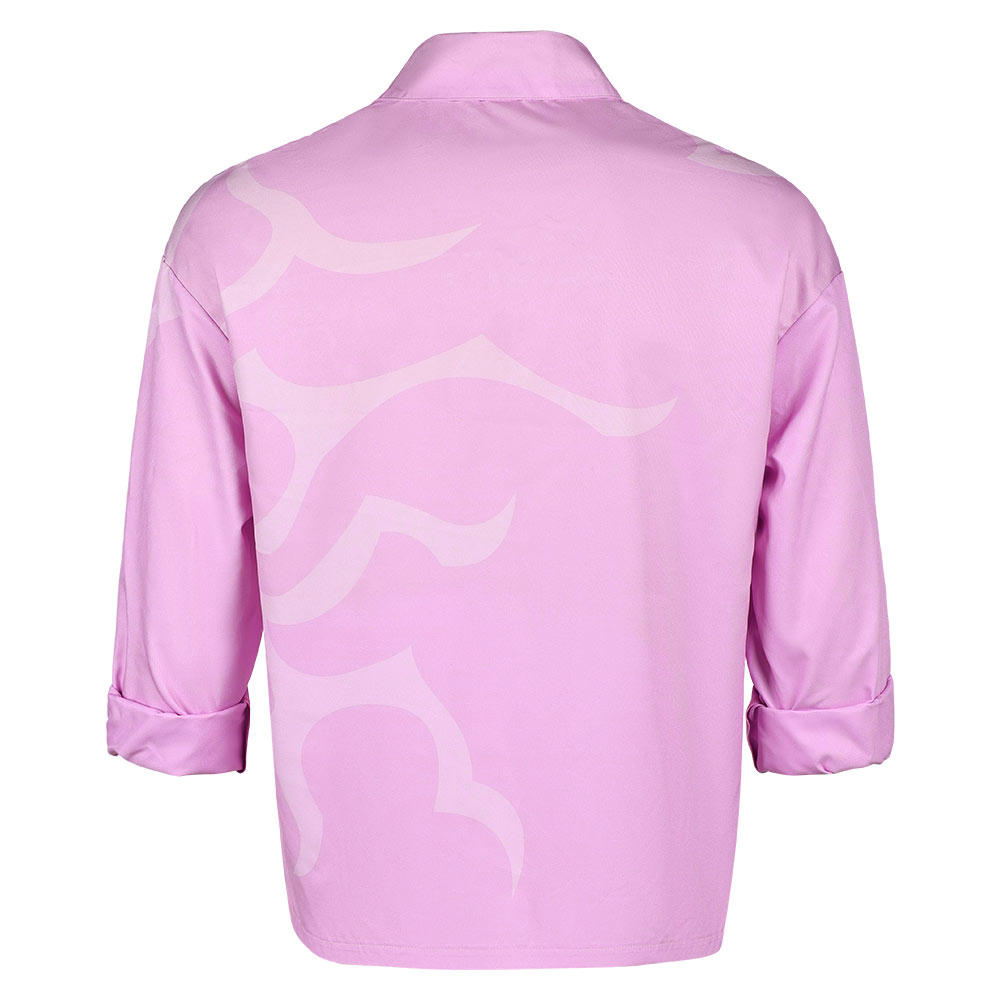 Kpop Demon Hunters Saja Boys Jinu Pink Shirt Halloween Carnival Party Cosplay Costume
