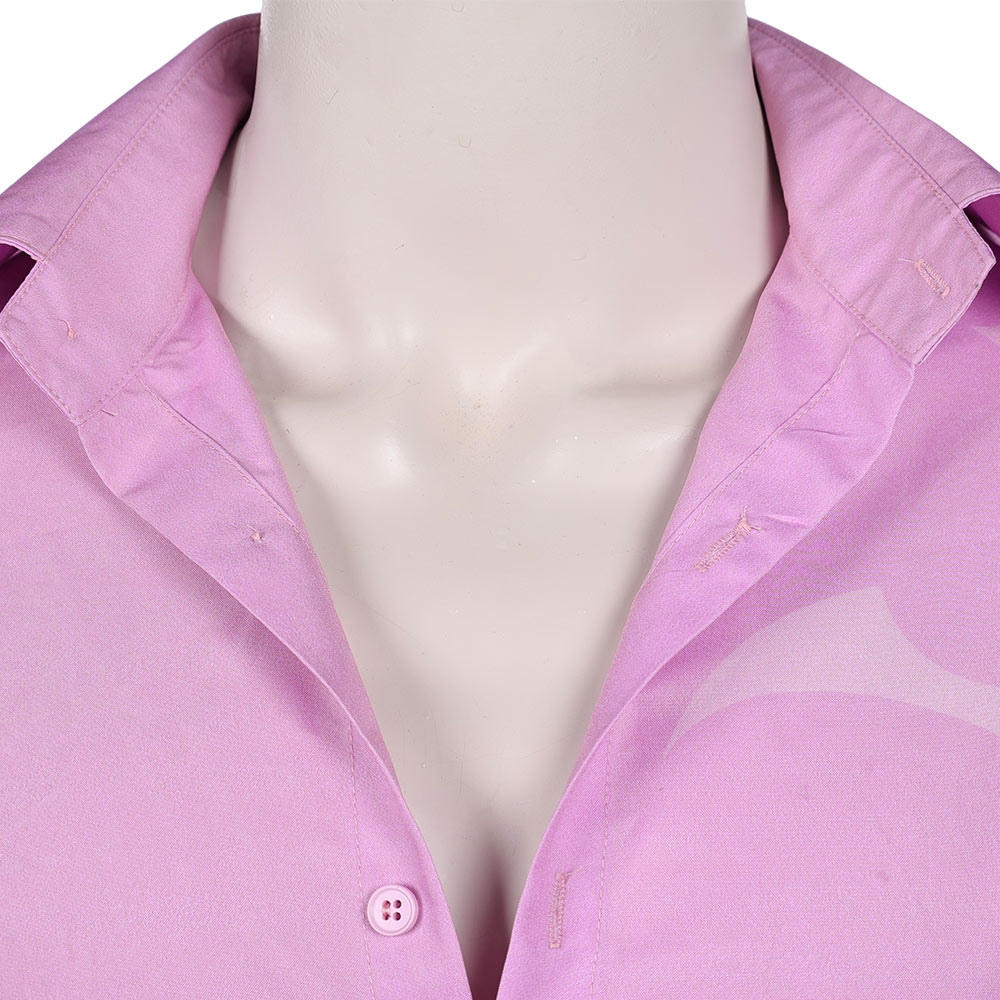 Kpop Demon Hunters Saja Boys Jinu Pink Shirt Halloween Carnival Party Cosplay Costume