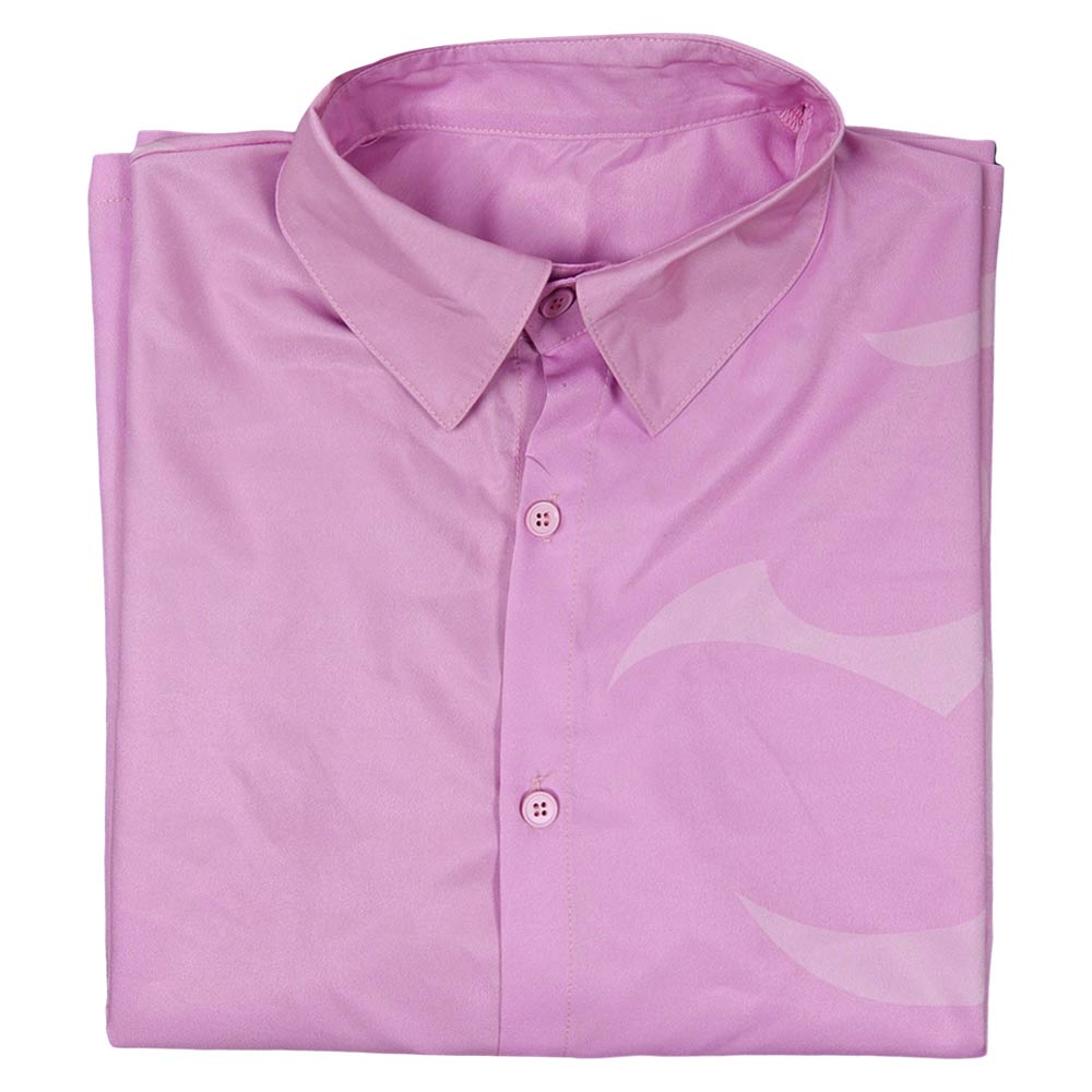 Kpop Demon Hunters Saja Boys Jinu Pink Shirt Halloween Carnival Party Cosplay Costume