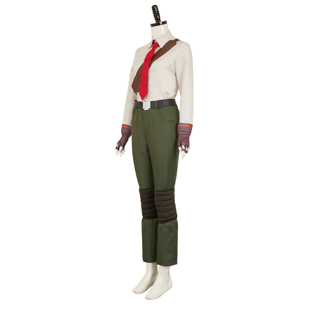 TRIGUN STAMPEDE Milly Thompson Green Outfit Women Uniform Halloween Carnival Cosplay Costume