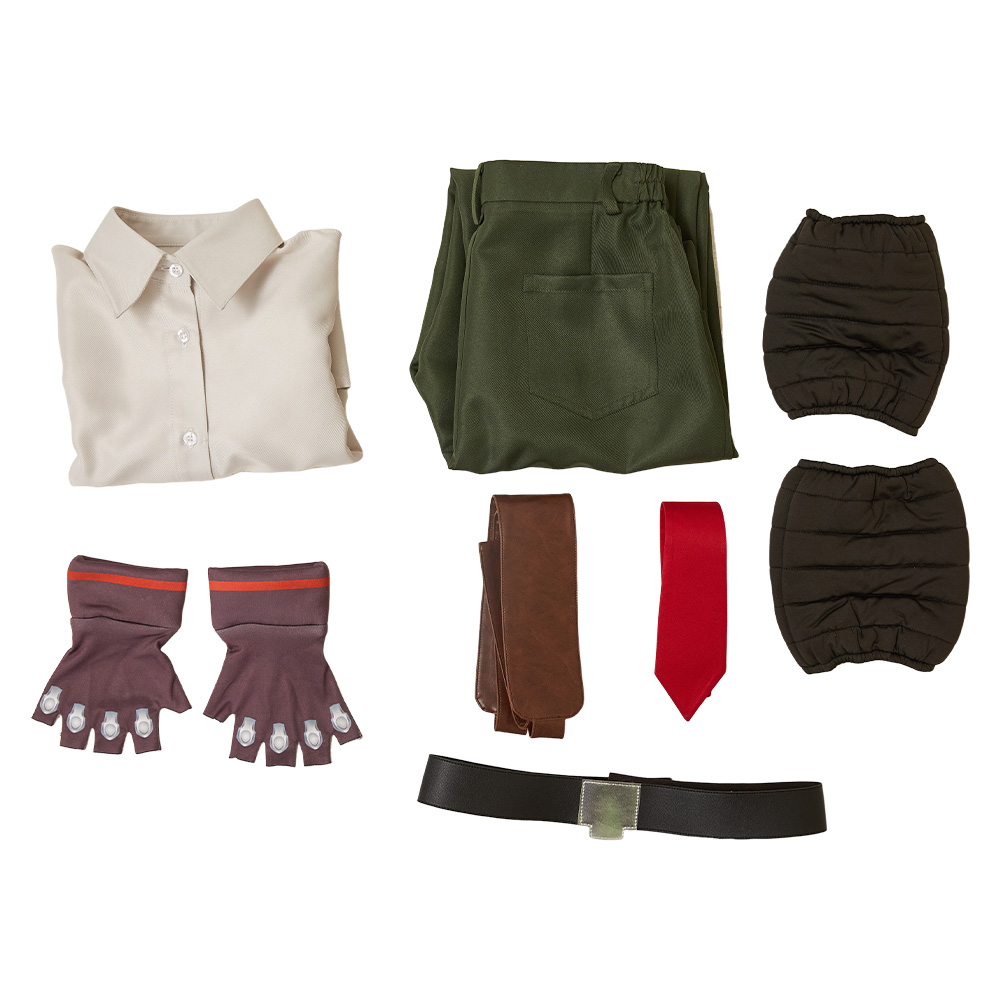 TRIGUN STAMPEDE Milly Thompson Green Outfit Women Uniform Halloween Carnival Cosplay Costume