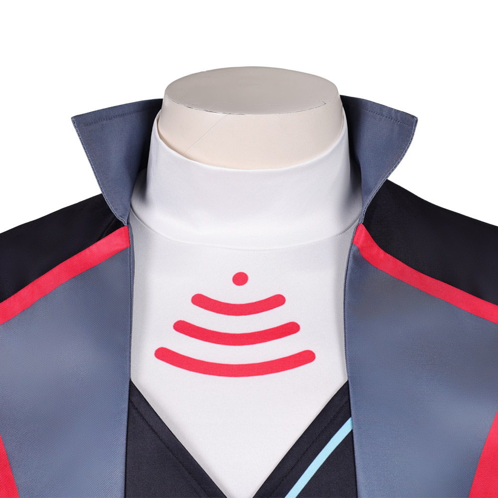 Hazbin Hotel Season 2 Vox Black Long Trench Coat Outfit Halloween Carnival Cosplay Costume