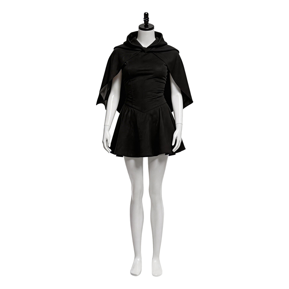 Scream 7 Sidney Prescott Women Black Outfit Halloween Carnival Cosplay Costume