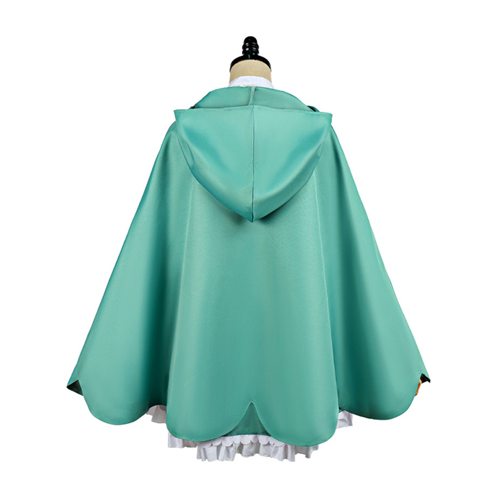 Season 4 Ram Women Green Outfit with Cape Outfits Halloween Carnival Cosplay Costume