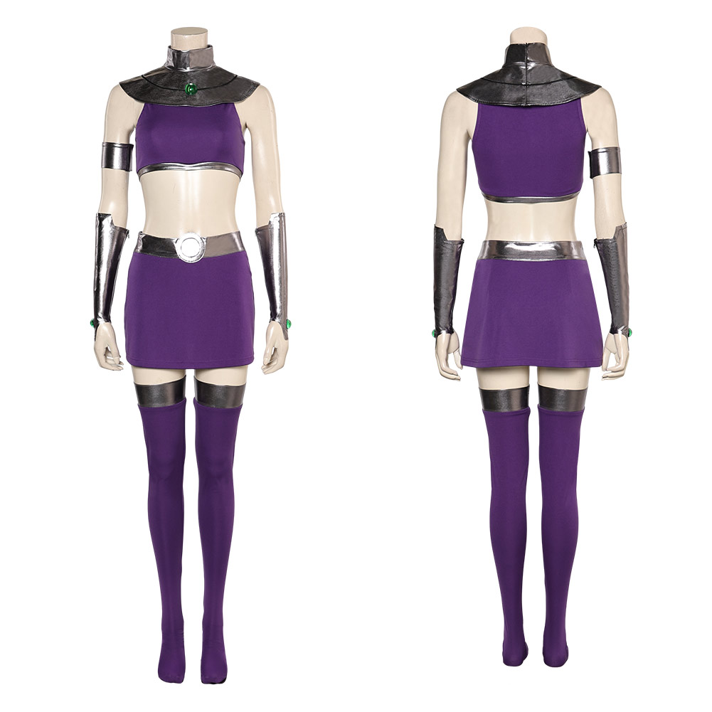 Teen Titans Koriand'r Starfire Cosplay Costume Outfits Halloween Carnival Suit