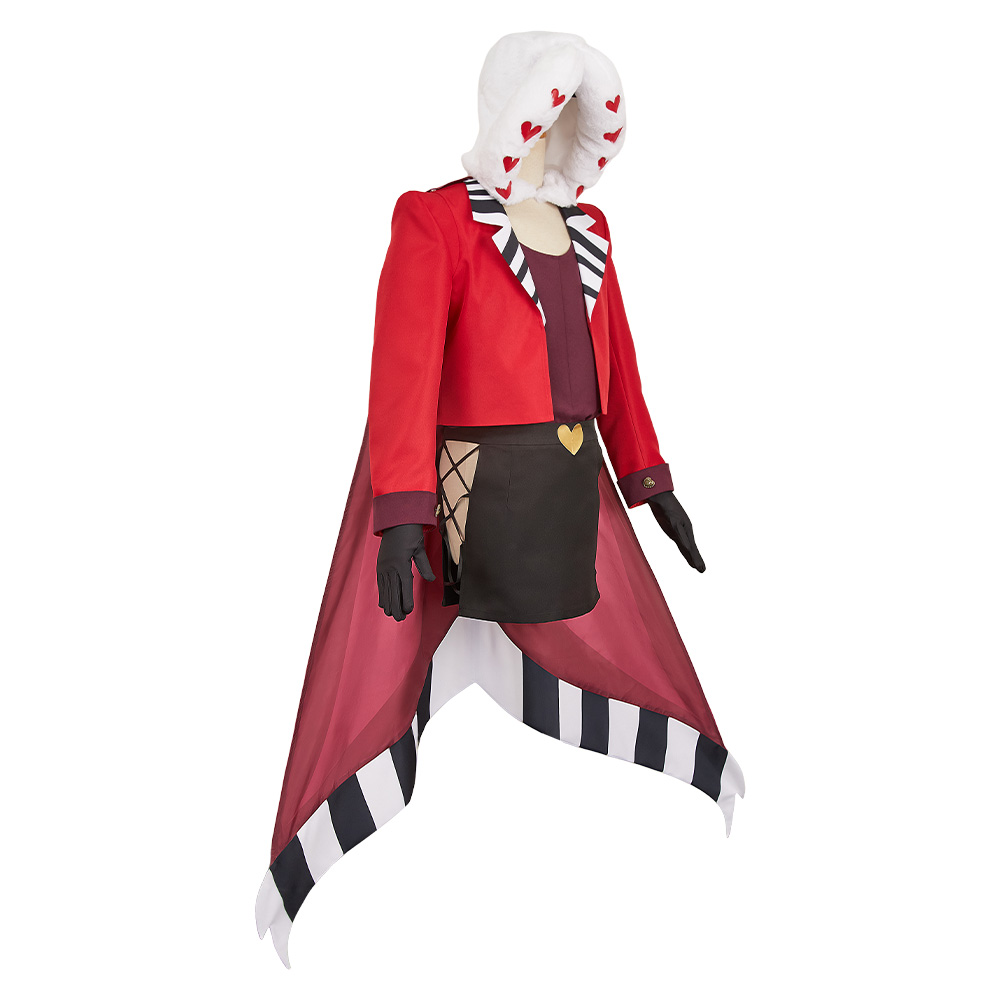 Hazbin Hotel Season 2 Valentino Red Outfit Halloween Carnival Cosplay Costume
