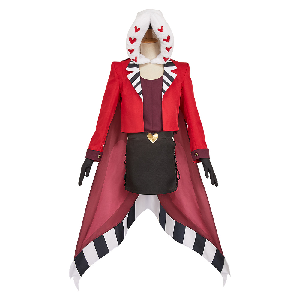 Hazbin Hotel Season 2 Valentino Red Outfit Halloween Carnival Cosplay Costume