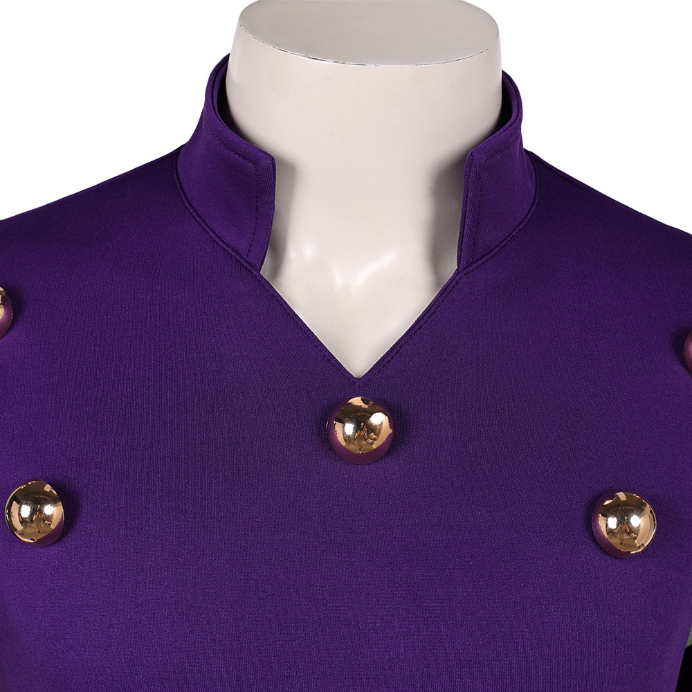Gyro Zeppeli Purple Outfit Halloween Carnival Cosplay Costume Suit