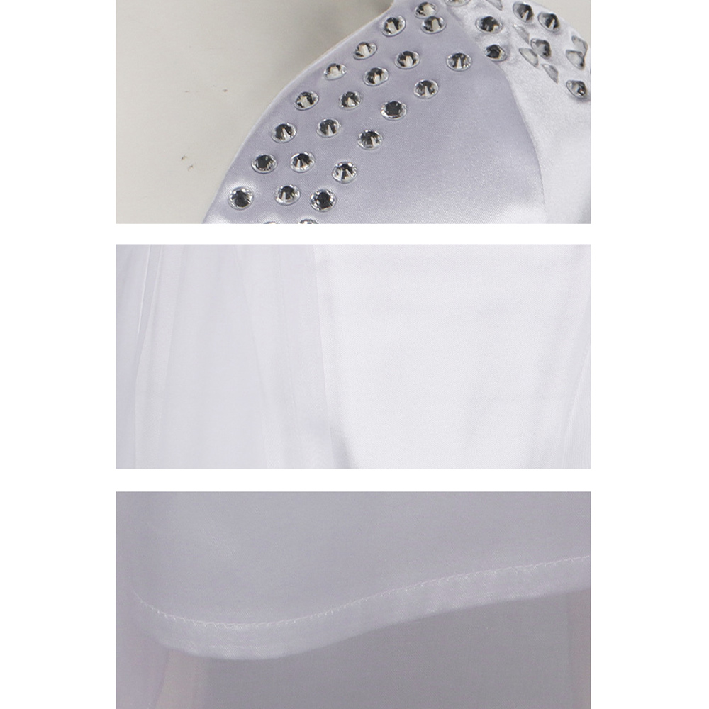 Wicked Glinda White Gown Outfits Halloween Carnival Party Cosplay Costume