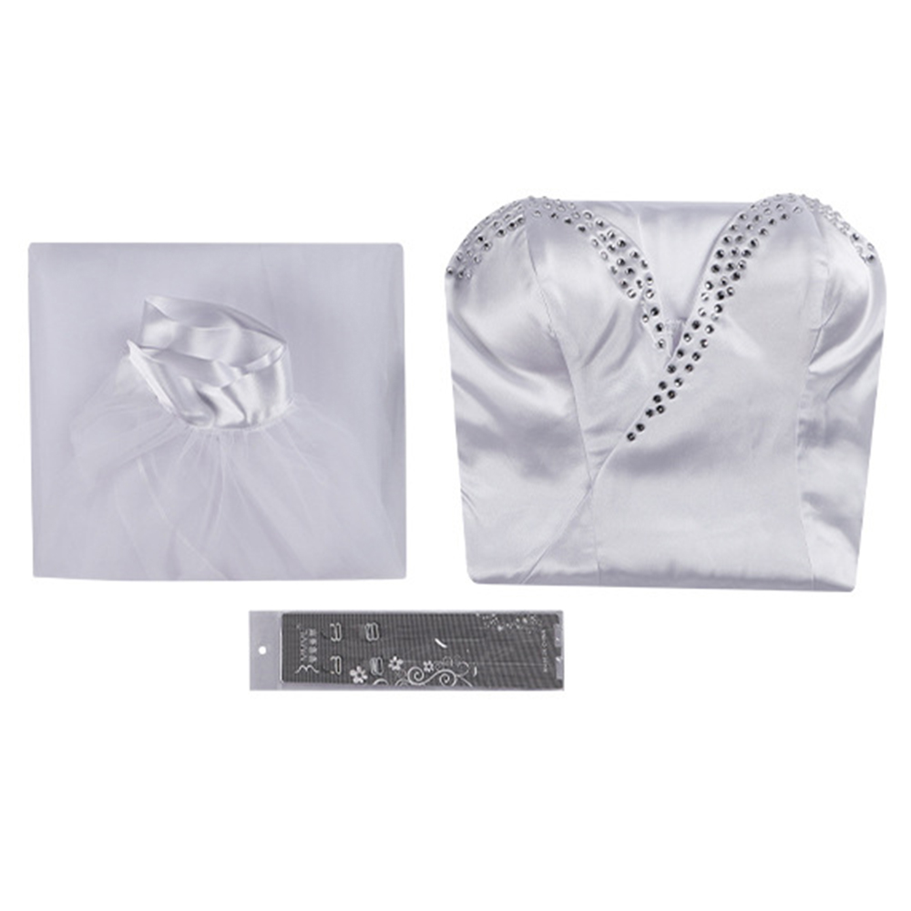 Wicked Glinda White Gown Outfits Halloween Carnival Party Cosplay Costume