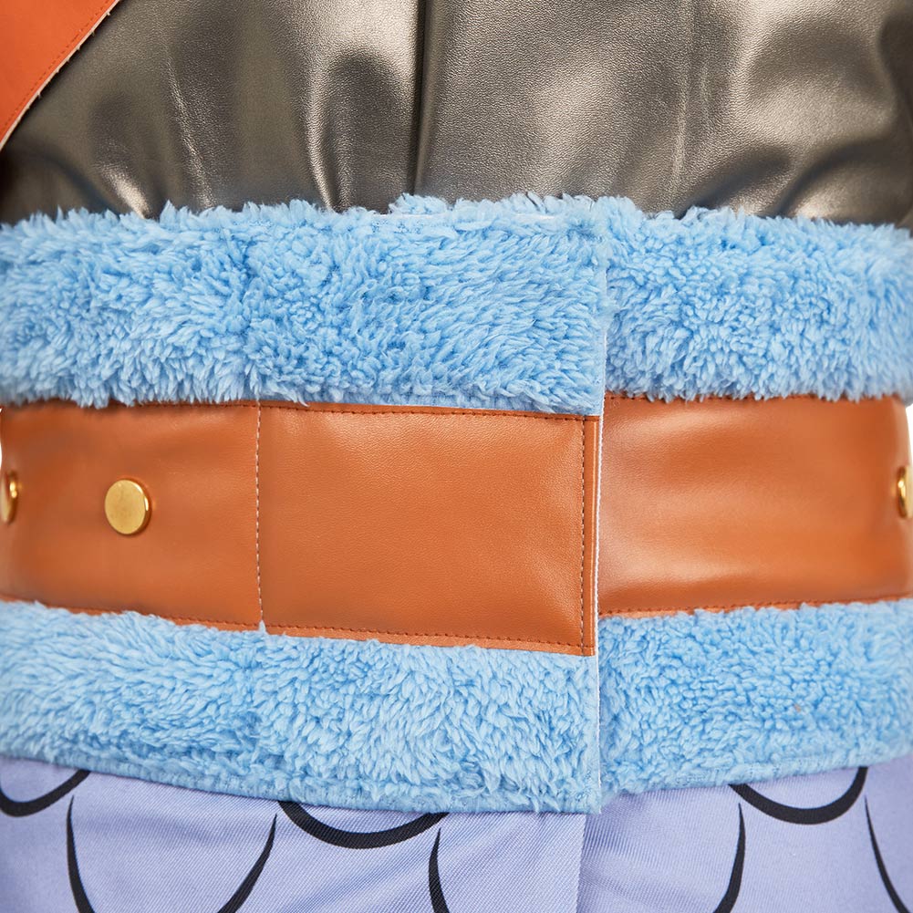 One Piece Elbaph Sanji Blue Outfit Halloween Carnival Cosplay Costume