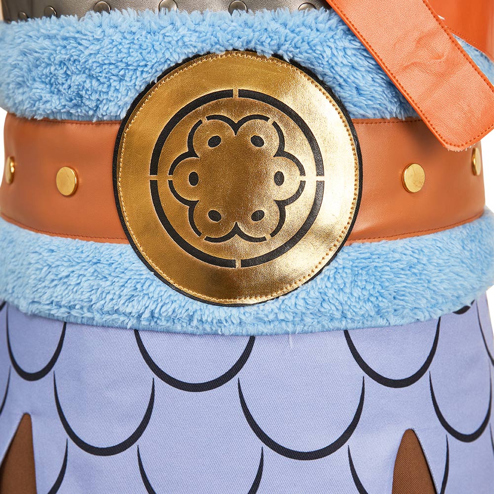 One Piece Elbaph Sanji Blue Outfit Halloween Carnival Cosplay Costume