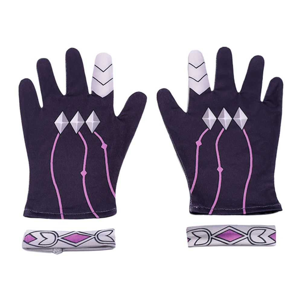 Roco Kingdom: World Enzo Red and Purple Outfit Halloween Carnival Cosplay Costume