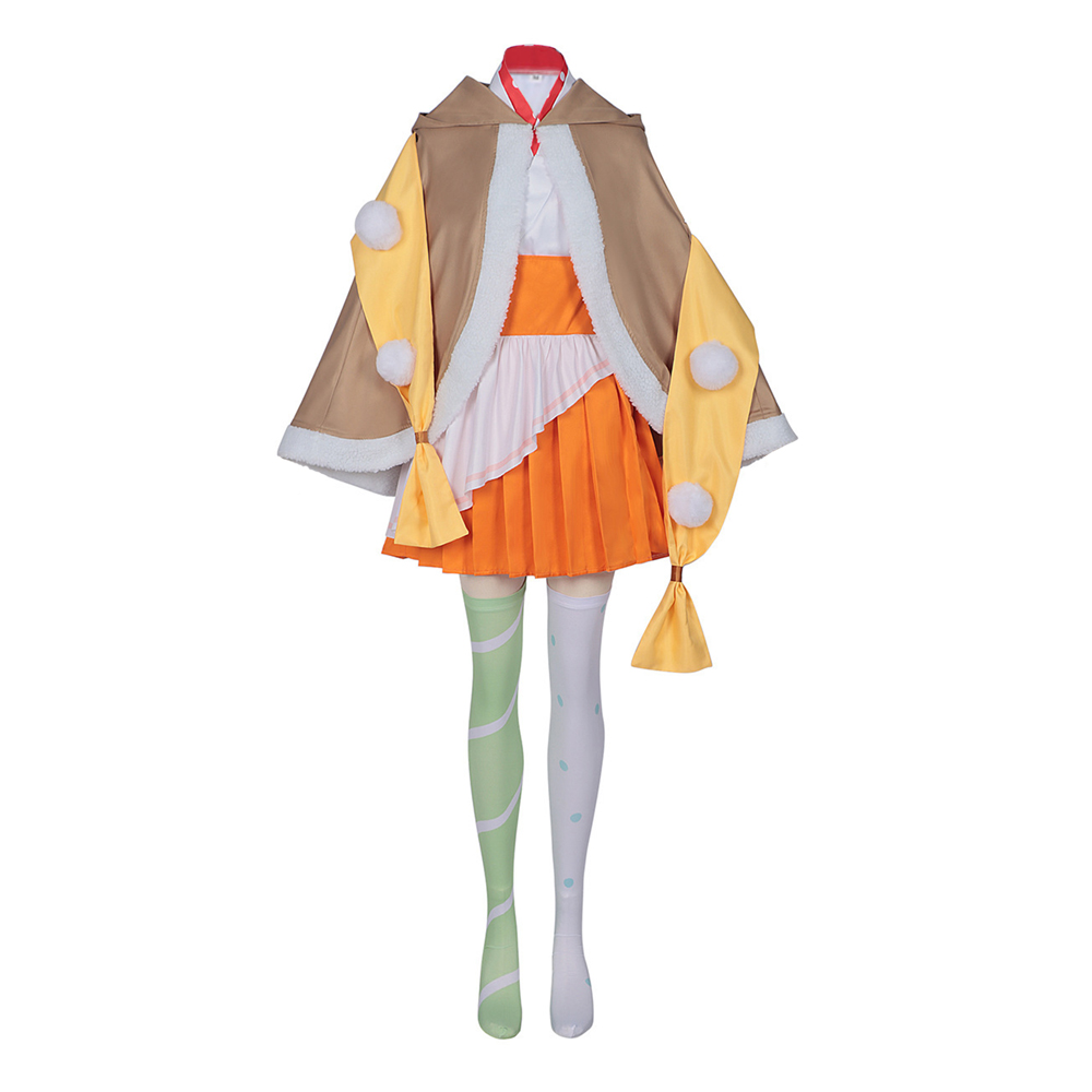 Cosmic Princess Kaguya Manami Isayama Yellow Gray Outfit Halloween Carnival Cosplay Costume
