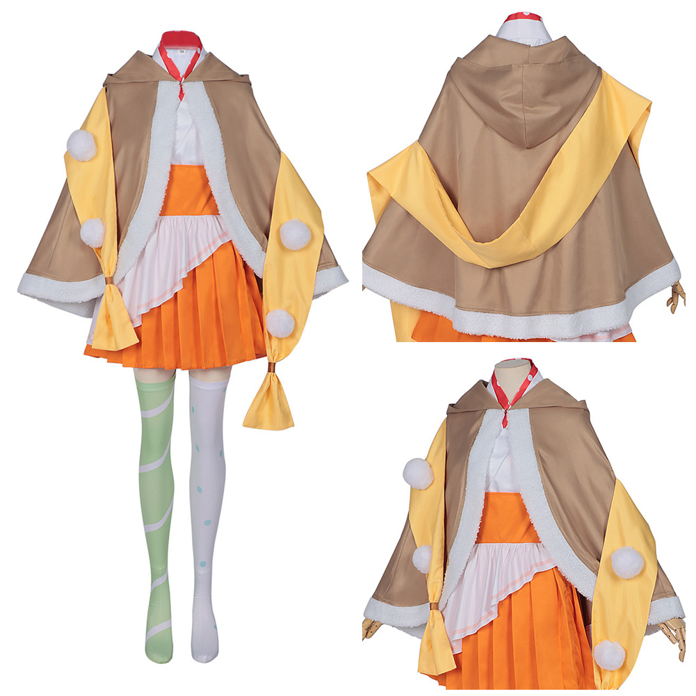 Cosmic Princess Kaguya Manami Isayama Yellow Gray Outfit Halloween Carnival Cosplay Costume