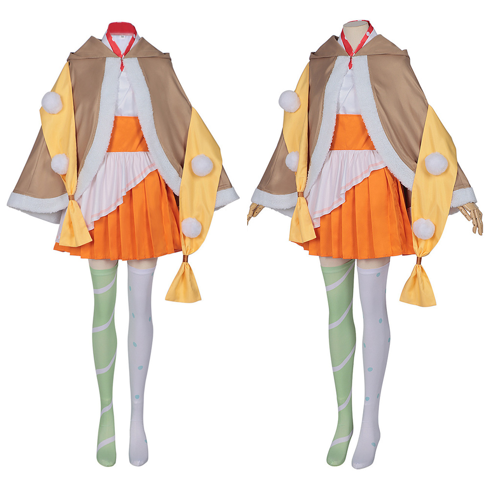 Cosmic Princess Kaguya Manami Isayama Yellow Gray Outfit Halloween Carnival Cosplay Costume