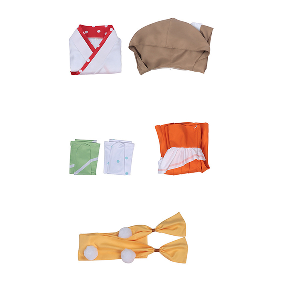 Cosmic Princess Kaguya Manami Isayama Yellow Gray Outfit Halloween Carnival Cosplay Costume