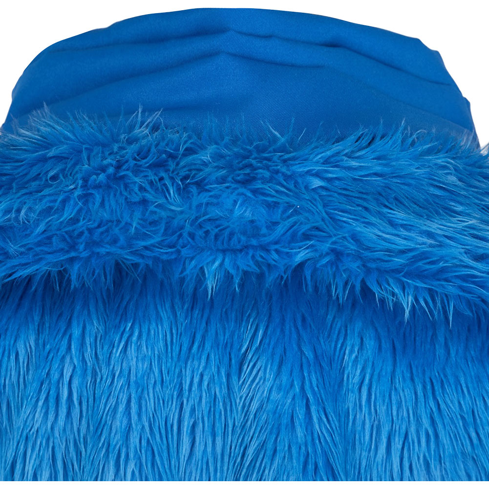 One Piece Sanji Blue Plush Cloak Halloween Carnival Cosplay Costume