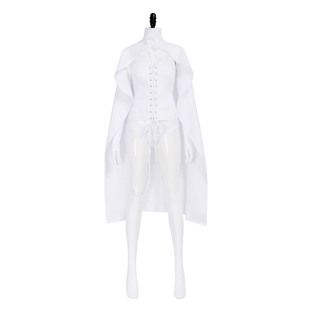 X-Men White Queen Emma Frost Outfits Halloween Carnival Cosplay Costume