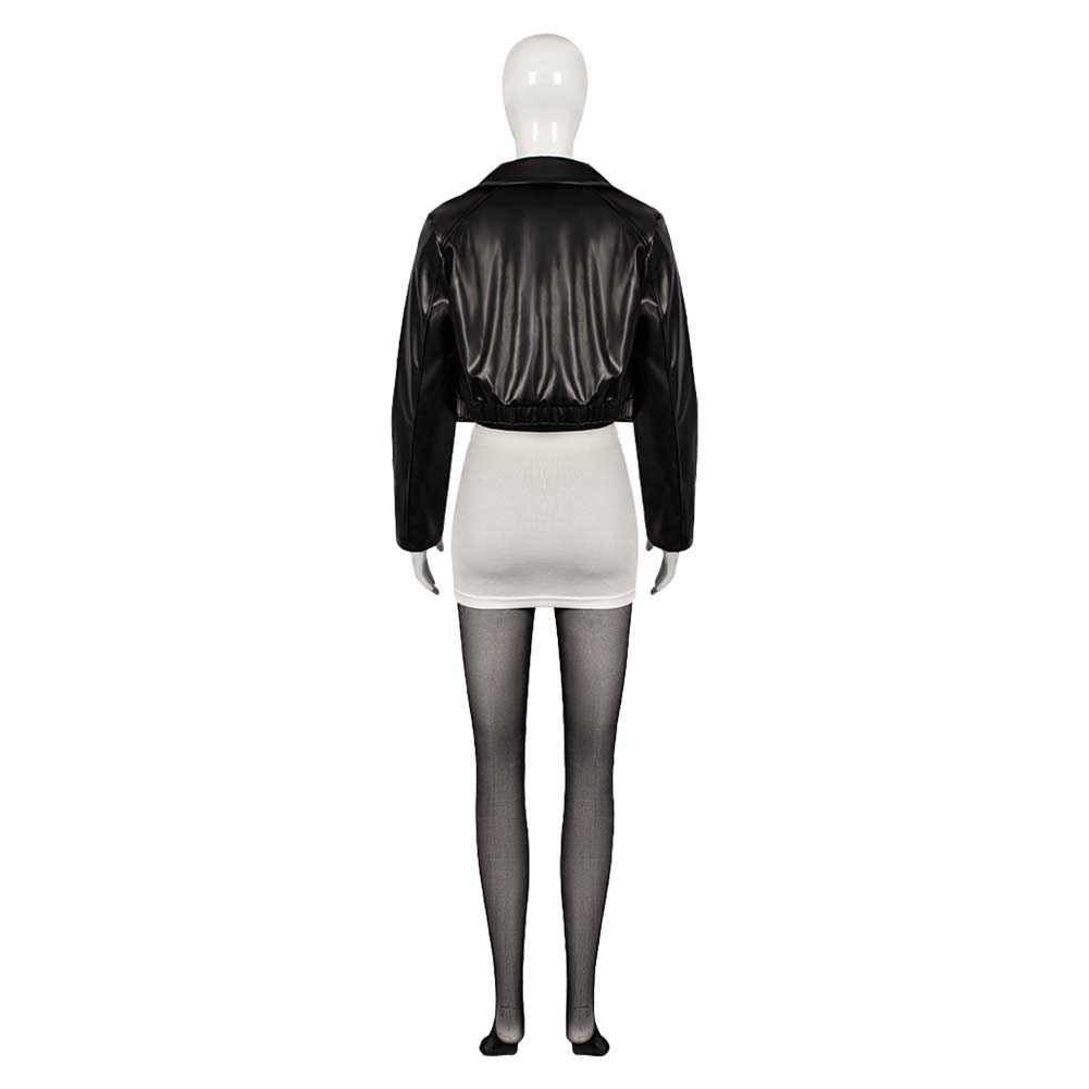 Smoking Behind the Supermarket with You Yamada Black Leather Suit Halloween Carnival Cosplay Costume