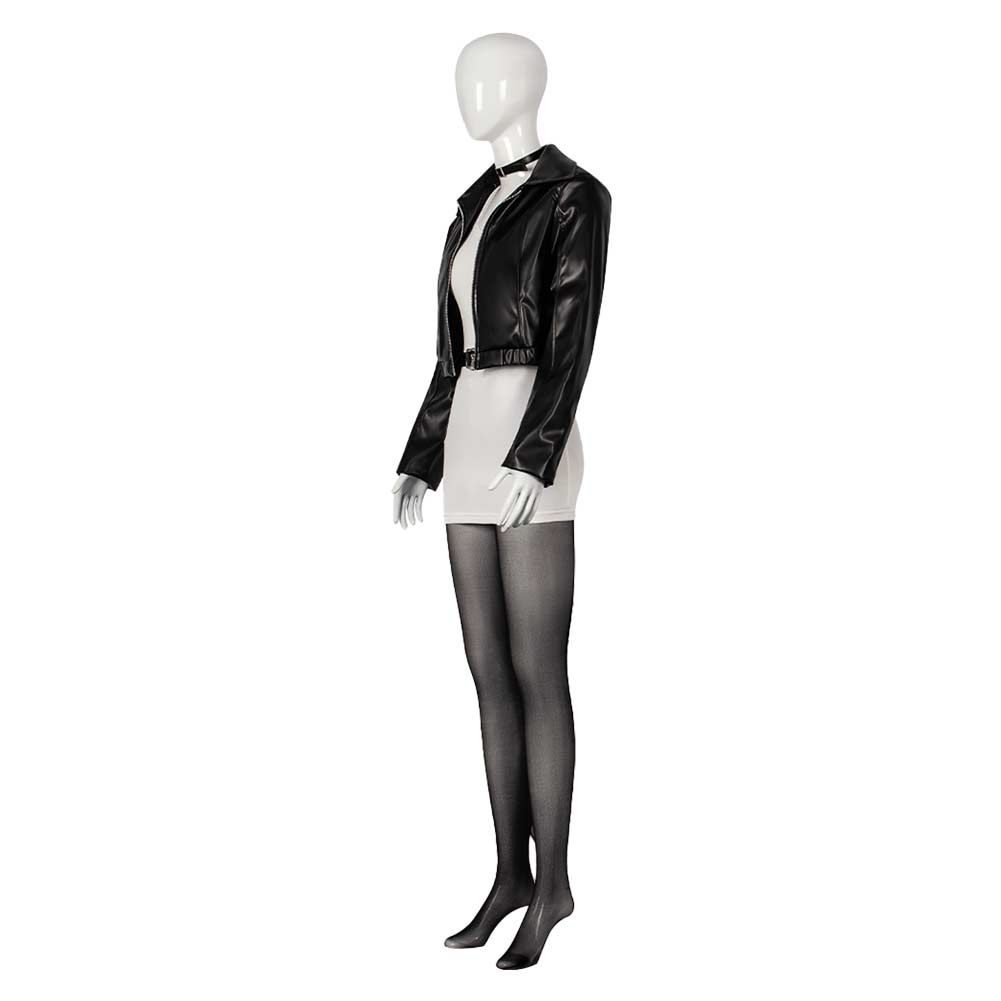 Smoking Behind the Supermarket with You Yamada Black Leather Suit Halloween Carnival Cosplay Costume